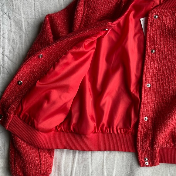 Jason Wu Scarlet Textured Knit Jacket - Picture 4 of 4